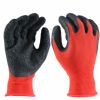 13g polyester latex coated hand gloves work gloves with grip