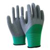 13gauge polyester liner latex crinkle half coated gloves