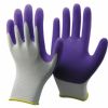 13gauge polyester liner latex foam coated work gloves