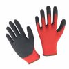 13gauge polyester liner latex sandy coated working gloves