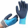 nylon acrylic liner latex double coated winter working gloves